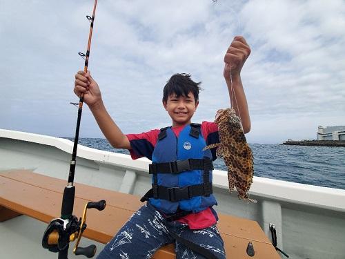 沖縄で子供と一緒に船釣り体験＠シーパーク北谷