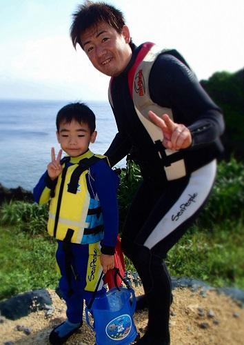 秋でも海遊び！沖縄