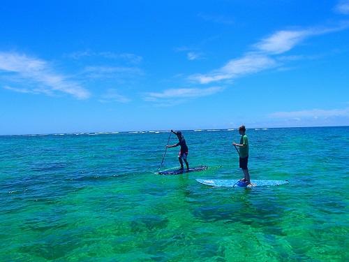 沖縄北谷でサップ（SUP）体験