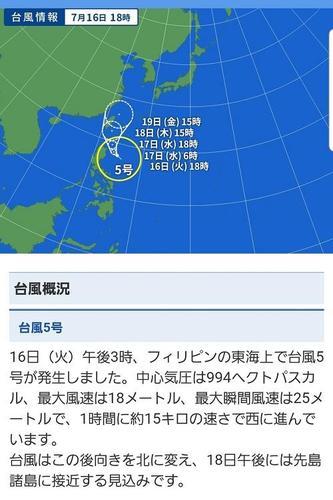 台風予報